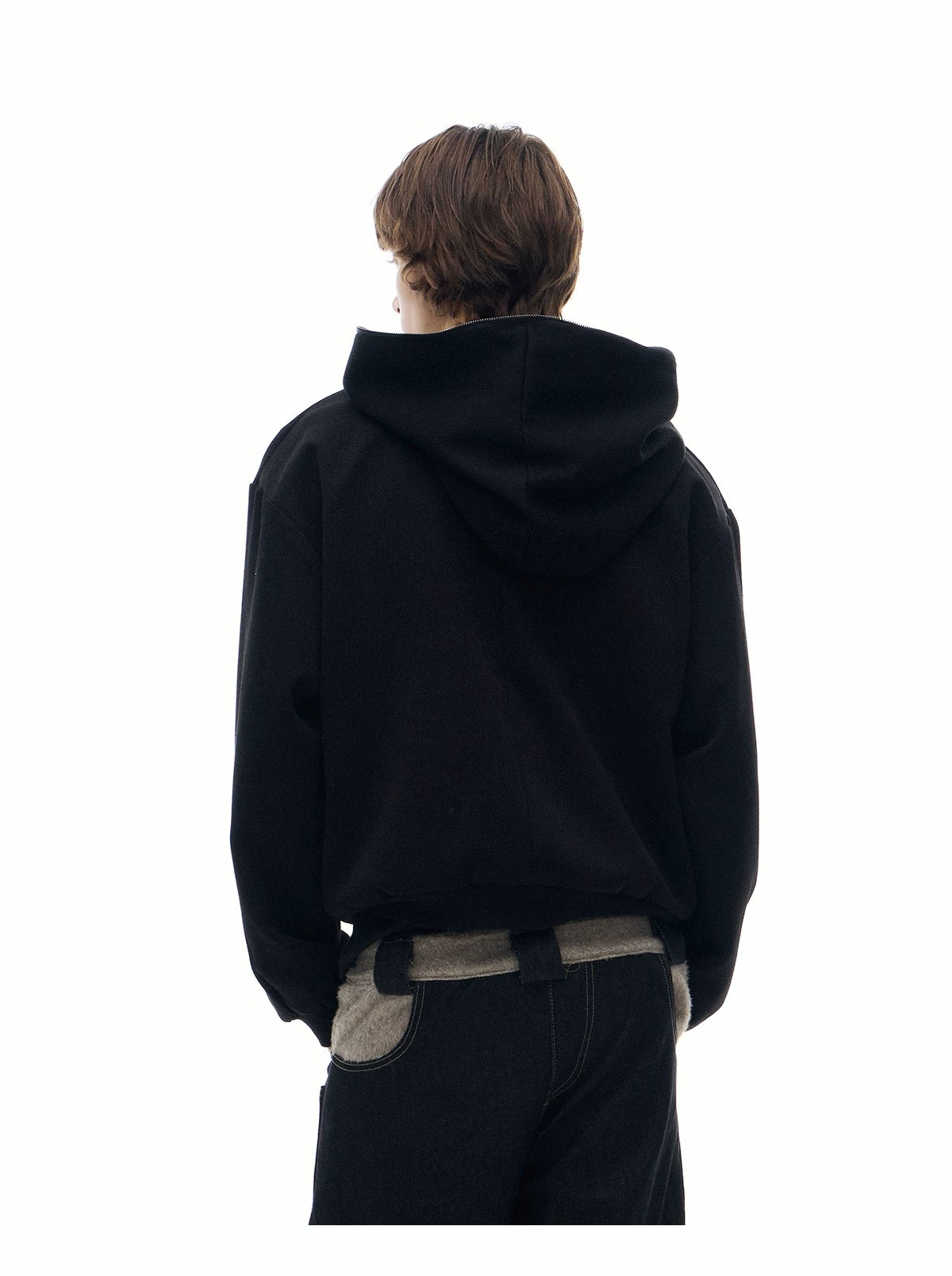Maze Linen Reversible Hoody Jacket